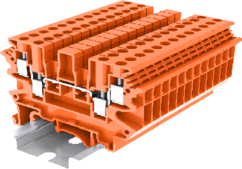 303944 Клемма UK 2-2 проходная винтовая, сеч.2.5мм2, оранж., шт | код 303944 | SUPU 303944 Клемма UK 2-2 проходная винтовая, сеч.2.5мм2, оранж., шт | код 303944 | SUPU