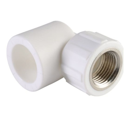 Угольник комбинированный ВР 20х1/2' полипропиленовый PPR | код 9400002012 | Политэк Угольник комбинированный ВР 20х1/2' полипропиленовый PPR | код 9400002012 | Политэк