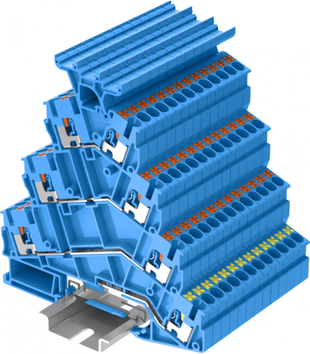 TPFS2.5-2T-BU Клемма TP 4-уровневая, угловая с держателем маркировки, с заземл., Push-in, сеч.2.5мм2, син., шт | код TPFS2.5-2T-BU | SUPU TPFS2.5-2T-BU Клемма TP 4-уровневая, угловая с держателем маркировки, с заземл., Push-in, сеч.2.5мм2, син., шт | код TPFS2.5-2T-BU | SUPU