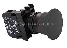Кнопка Грибок черная B200MH | код B200MH | EMAS