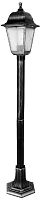 Светильник столб садово-парковый PP6201 C42 НТУ 04-60-002 У1 "Оскар 4" 1м 4-г пласт. + пласт. черн. серебро Camelion 13859