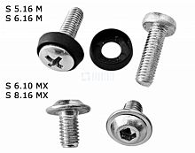 Винт крепежный нержавеющий, 50шт. | код S 6.25 MXS | ПРОВЕНТО