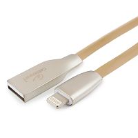 Кабель Cablexpert для Apple CC-G-APUSB01Gd-1M, AM/Lightning, серия Gold, длина 1м, золотой, блистер | код CC-G-APUSB01Gd-1M | Cablexpert