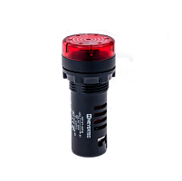 Звонок с подсветкой, 80дБ, красный 24V C/DC MT22-SM24 | код 53446 | MEYERTEC