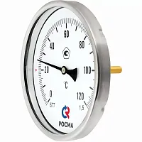 Термометр биметаллический радиальный БТ-52.211 0...100С М20х1.5 200 кл.1.5 | код 10860 | РОСМА