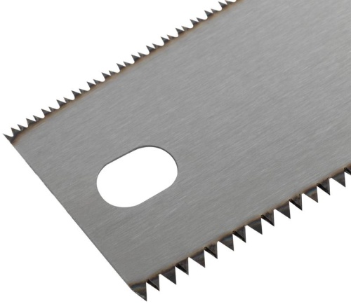 Ножовка по дереву двусторонняя, каленый средний/мелкий зуб 7 TPI /11 ТPI, 400 мм | код 40580 | FIT фото 4 Ножовка по дереву двусторонняя, каленый средний/мелкий зуб 7 TPI /11 ТPI, 400 мм | код 40580 | FIT фото 4