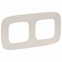 Рамка 2 поста VALENA ALLURE, слоновая кость | код. 754312 | Legrand