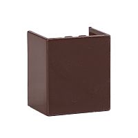 Соединитель (25х16) (4 шт) темное дерево-Plast | код cond-25-16x4 | EKF