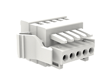 425112/150 Разъем серии MCS, шаг 2.5мм, 12 конт., с защ., тип защ пласт 1, бел, шт | код 425112/150 | SUPU
