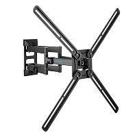 Кронштейн для телевизора Kromax CORBEL-12 титан 32-75 макс.45кг настенный поворот и наклон | код 2063629 | KROMAX