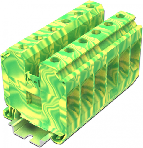 TU35-2-PE Клемма TU 1-1 заземл., винтовая, сеч.35мм2, желто-зел., шт | код TU35-2-PE | SUPU