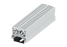 254373 Клемма TB 1-1 проходная на DIN-рейку SP35, фронт.подключение, сеч. 2.5мм2, светло-сер., шт | код 254373 | SUPU