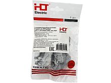 Соединительная проходная клемма 1 полюс на DIN-рейку СК-411-1 (0.4-2.5мм2 и 0.5-4.0мм2) HLT | код 081-19-100 | HLT