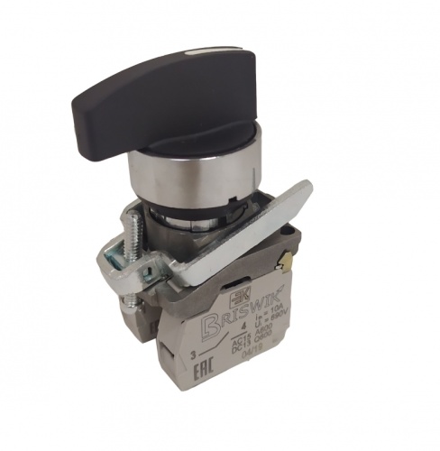 Переключатель Briswik КПЕ 3722 -ДС черный IP66 УХЛ2 10А 2но+2нз | код AD-RC-6Ai-0143 | Briswik