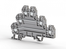 309 479, Клеммник 3-х ярусный 2,5мм.кв. (серый), PUK3/NM Серия V0 | код 0.0.0.3.09479 | KLEMSAN