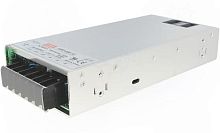 Источник питания AC-DC, 450Вт, вход 85…264В AC, 47…63Гц /120…370В DC, PFC, выход 12В/0…37.5A, рег. вых=10.2…13.8В, изоляция 3000В AC, в кожухе 218х105х41мм, -30…+70С | код HRP-450-12 | MeanWell