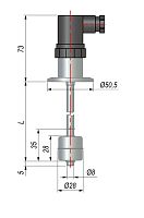 Датчик уровня поплавковый ПДУ-2Н.1.500.CL40 | код 141204 | ОВЕН