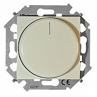 Светорегулятор поворотный 15, 215 Вт, слоновая кость | код. 1591796-031 | Simon