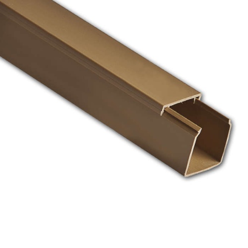 Кабель-канал 40х40х2000мм коричневый | код РКК-40х40-К | Ruvinil