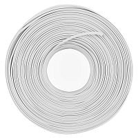 Кабель телефонный TC1000S-100m 4 жилы плоский многожильный 100 м, белый | код TC1000S-100m | Cablexpert