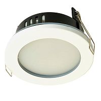 Светильник ДВО-15w GX53 без лампы белый IP44 | код 51229 | Feron