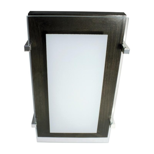 Светильник Полесье 280х160 НББ 06-40 М40 белый корпус венге держатель хром ИУ | код 1005205883 | Элетех фото 2