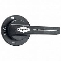 Выносная поворотная рукоятка - IP 65 - для DCX³M от 200 до 400 А - чёрная | код. 431141 | Legrand