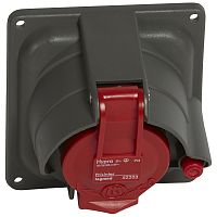 Встраиваемая розетка Hypra Prisinter - IP 44/55 - 3К+З - 16 А - пластик | код 052203 | Legrand