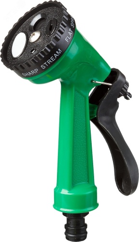 Пистолет поливочный, 5 режимов, курок сзади | код 427367 | РОСТОК