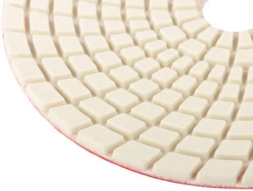 Круг алмазный гибкий шлифовальный АГШК (липучка), влажное шлифование, 125 мм, Р 400 | код 39884 | FIT фото 6