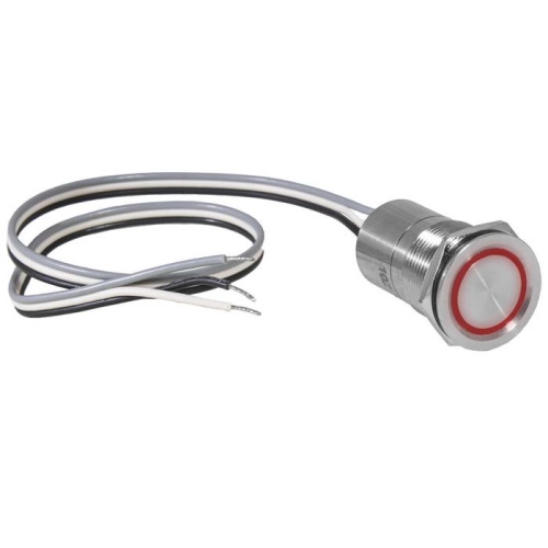 Кнопка сенсорная с подсветкой, с фиксацией RUICHI TS22-11C/R/S off-on, М22, IP68, нержавеющая сталь | код 114196 | Ruichi Кнопка сенсорная с подсветкой, с фиксацией RUICHI TS22-11C/R/S off-on, М22, IP68, нержавеющая сталь | код 114196 | Ruichi