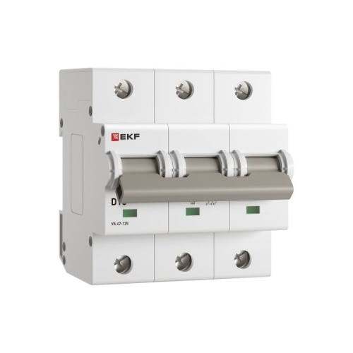 Автоматический выключатель ВА 47-125 3P 10А (D) 15кА PROXIMA EKF | код mcb47125-3-10D | EKF фото 3 Автоматический выключатель ВА 47-125 3P 10А (D) 15кА PROXIMA EKF | код mcb47125-3-10D | EKF фото 3