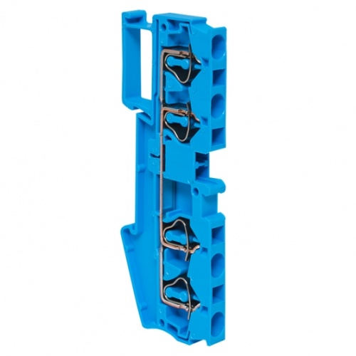 Колодка клеммная пружинная JXB-ST-4 41А 4 вывода синяя EKF | код plc-jxb-st-4-4-blue | EKF Колодка клеммная пружинная JXB-ST-4 41А 4 вывода синяя EKF | код plc-jxb-st-4-4-blue | EKF