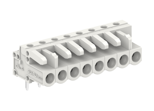 450853 Розетка на плату MCS горизонт., угловой припой, шаг 5.0мм, 3 конт., сер., шт | код 450853 | SUPU 450853 Розетка на плату MCS горизонт., угловой припой, шаг 5.0мм, 3 конт., сер., шт | код 450853 | SUPU