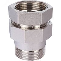 Сгон разъемный ВН 1'1/4 прямой (американка), никелированный | код SFT-0045-000114 | STOUT