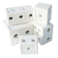 PK 10-2 Клемма керамическая 6 - 10 мм2 на 2 полюса (5086) | код 1070006 | ONKA