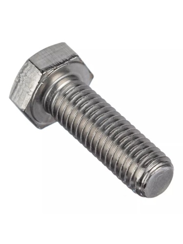 Болт DIN 933 М12х35 полная резьба шестигранная голова класс прочности 8.8 покрытие цинк | код. DIN933-М12х35-8.8 | Крепдил Болт DIN 933 М12х35 полная резьба шестигранная голова класс прочности 8.8 покрытие цинк | код. DIN933-М12х35-8.8 | Крепдил