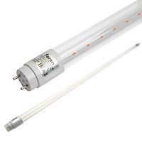 Лампа светодиодная для растений T8 (22Вт) 230В G13 стекло 1 2м красно-син. спектр LB-7064 FERON 51663