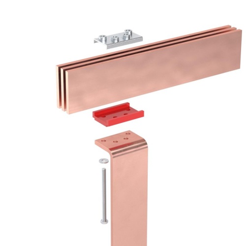 Струбцина 100 мм, 3 шины на фазу | код R5BBCC3100 | DKC Струбцина 100 мм, 3 шины на фазу | код R5BBCC3100 | DKC