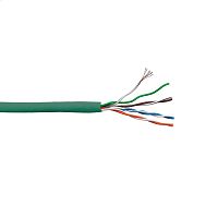 Кабель LANMASTER патч-кордовый UTP, 4x2, кат 5E, 350Mhz, LSZH, зеленый, 305 м | код LAN-5EUTP-PT-LSZH-GN | LANMASTER