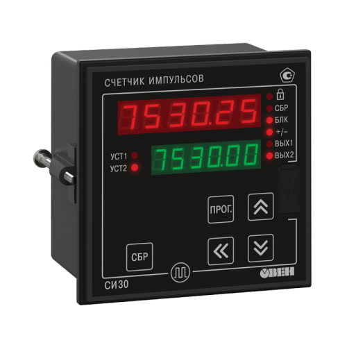 Счетчик импульсов микропроцессорный СИ30-24.Щ1.С | код 37704 | ОВЕН