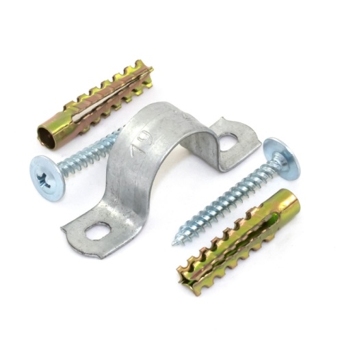 Комплекты для крепления ОКЛ с использованием самореза, дюбеля и скобы СМД d10-11 мм (100 шт) Промрукав | код PR08.4999 | ПРОМРУКАВ Комплекты для крепления ОКЛ с использованием самореза, дюбеля и скобы СМД d10-11 мм (100 шт) Промрукав | код PR08.4999 | ПРОМРУКАВ