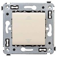 Выключатель 1-клавишный AVANTI, с подсветкой, скрытый монтаж, ванильная дымка | код. 4405103 | DKC