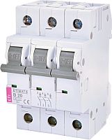 Автоматический выключатель ETIMAT 6 3p B 20А (6 kA) | код 002115517 | ETI