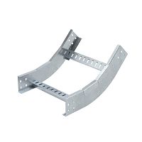 Угол вертикальный внутренний 45 градусов, 80х200 R600, лонжерон 1,5 мм, в комплекте с крепежными элементами и соединительными пласт | код LIH0862K | DKC