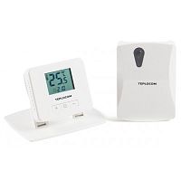 Термостат комнатный Teplocom TS-2AA/3A-RF, беспроводной, реле 250В, 3А | код 914 | БАСТИОН