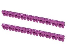 Маркер наборный - символ 7 фиолетовый 1,5 мм2 (150 шт.) TDM | код SQ0534-0008 | TDM