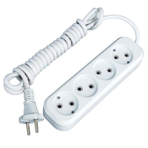 Удлинитель "Эксперт" 4 гнезда 5 метров 10А/2,2кВт без заземления ПВС 2х0,75 PROxima | код UBA10-275-4-05 | EKF Удлинитель "Эксперт" 4 гнезда 5 метров 10А/2,2кВт без заземления ПВС 2х0,75 PROxima | код UBA10-275-4-05 | EKF