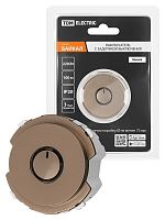 Выключатель с задержкой выключения 16А 250В бронза, Байкал TDM | код SQ1819-0445 | TDM