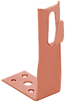 Дер. пр. кр. 6-8мм угловой h=60мм медь IEK | код ZDP87-50-1-68-60 | IEK